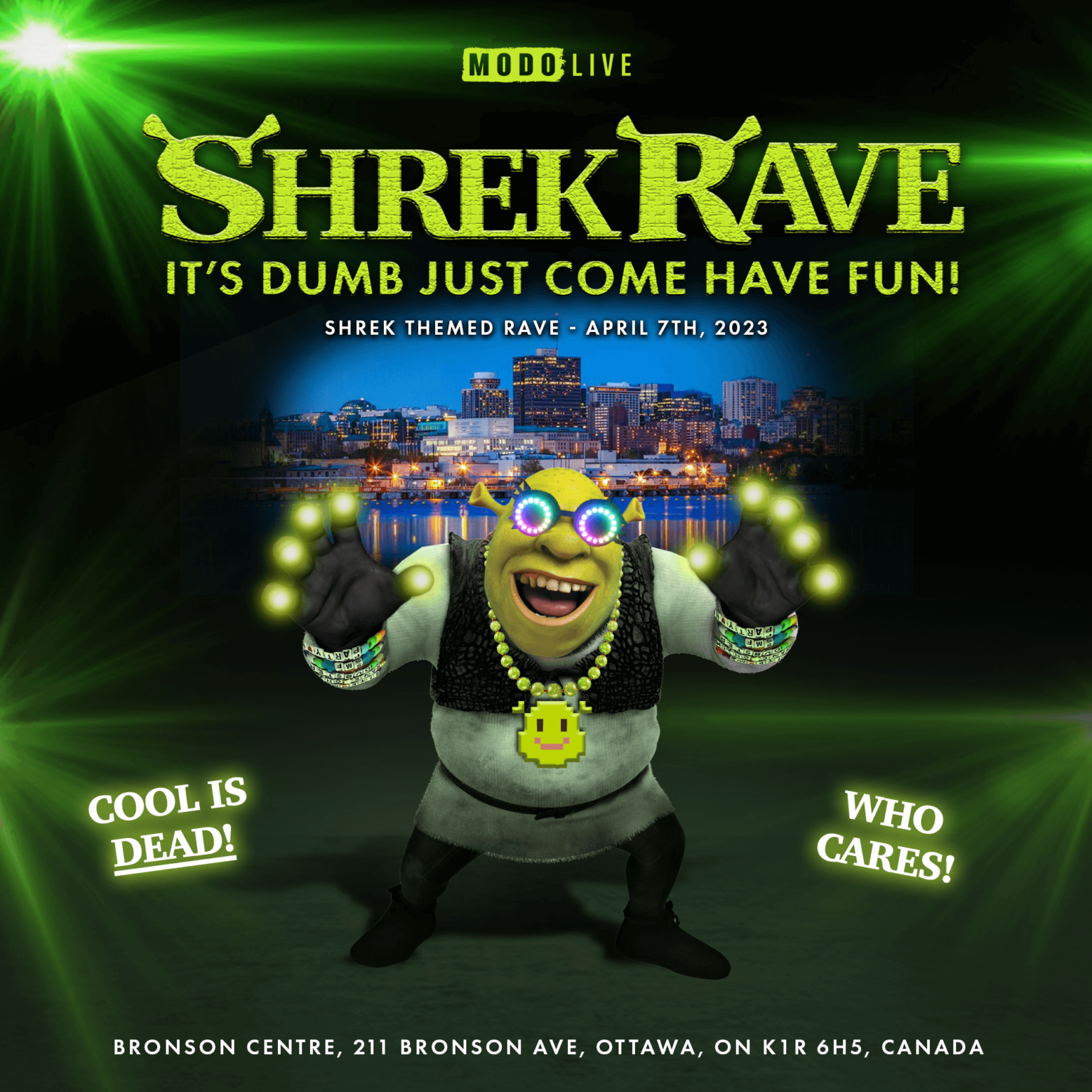 Bronson Rave Shrek Rave - The Bronson Music Theatre