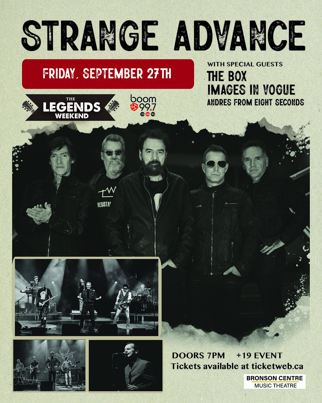 Strange Advance Contest Bronson Centre Music Theatre